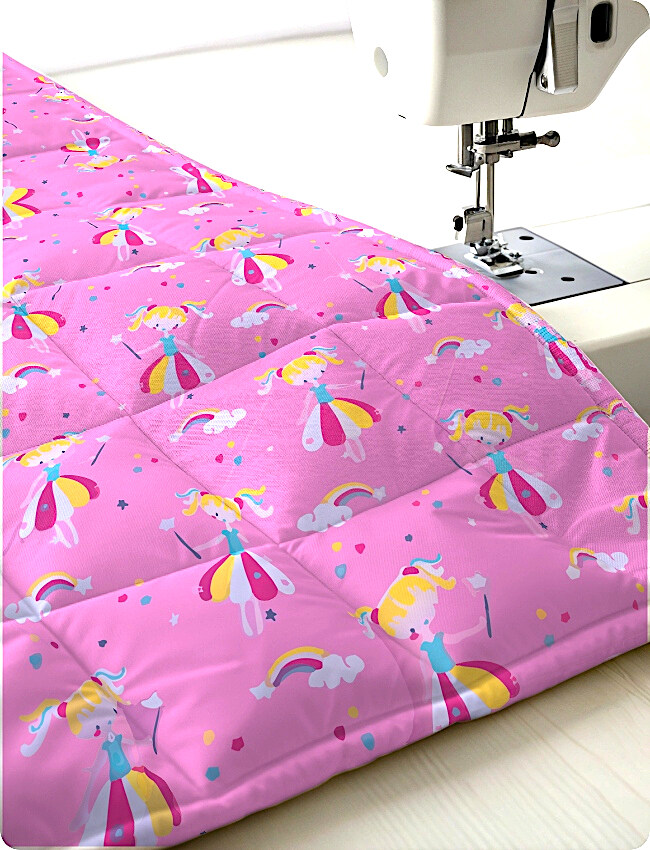 Schlafsack 130 / 160 cm - Feline Pink