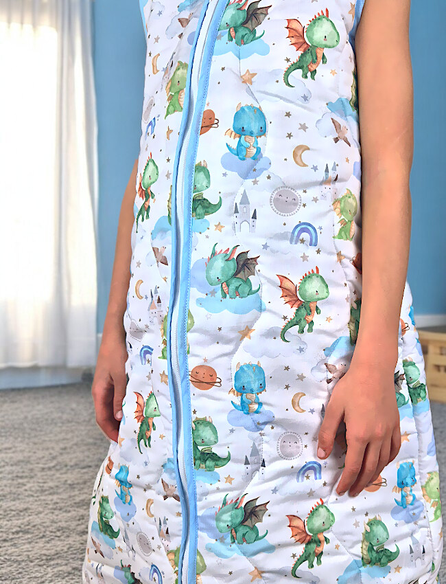 Kinderschlafsack (Sommer) - Drachen